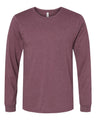 BELLA + CANVAS® Heather CVC Crewneck Long Sleeve Tee