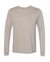 BELLA + CANVAS® Heather CVC Crewneck Long Sleeve Tee