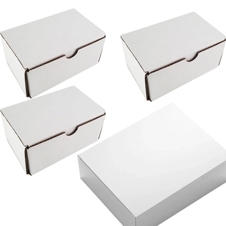 6 1/2" x 4 7/8" x 3 3/4" Mailer Boxes Ideal for Secure and Stylish Shipping Solutions