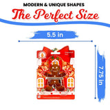 Gingerbread Man Nested Cookie Cutter Set 3 Piece GC0100 with Vintage Style Sturdy Brace