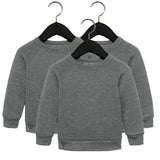 Bella + Canvas® Toddler Sponge Fleece Raglan Sweatshirt