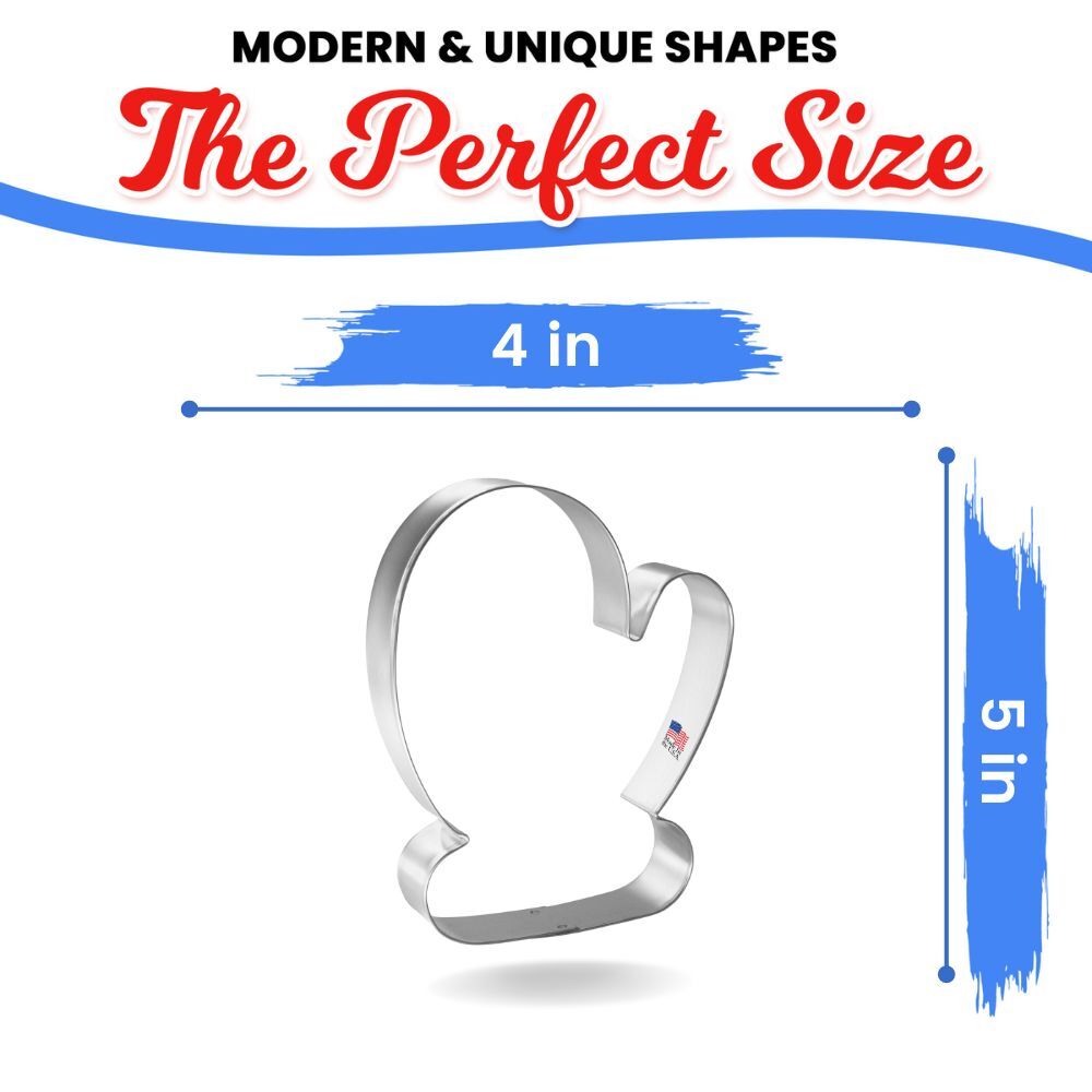 Mitten Cookie Cutter 5 in B1415
