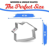 Cabin House Cookie Cutter 4 in B1108F