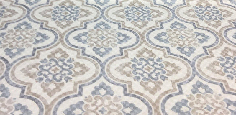 Waverly Lattice Imprint Matelasse Cotton Polyester Fabric - Cobblestone Lattice Pattern, 54" Width (1 Yard)