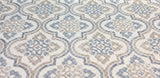 Waverly Lattice Imprint Matelasse Cotton Polyester Fabric - Cobblestone Lattice Pattern, 54" Width (1 Yard)