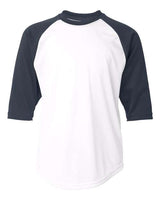Youth B-Core Three-Quarter Sleeve Baseball T-Shirt