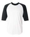 Badger Men's B-Core Three-Quarter Sleeve Baseball T-Shirt