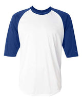 Badger Men's B-Core Three-Quarter Sleeve Baseball T-Shirt