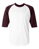 Badger Men's B-Core Three-Quarter Sleeve Baseball T-Shirt