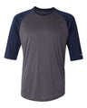 Badger Men's B-Core Three-Quarter Sleeve Baseball T-Shirt