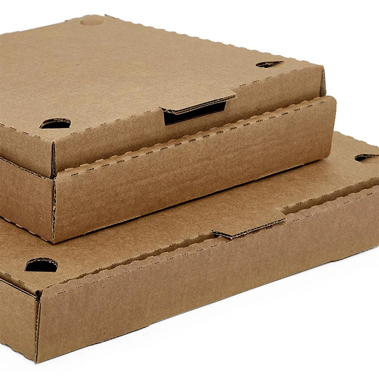 Durable White Pizza Boxes 12" x 12" x 1 5/8 ''