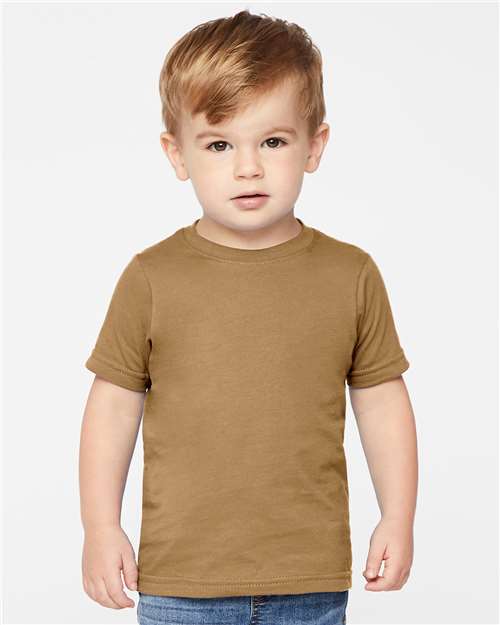 RADYAN® Toddler Fine Jersey Crew Neck Short Sleeve Tee
