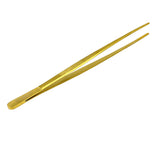 O'Creme Gold Stainless Steel Straight Tip Tweezers, 12"