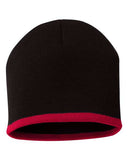 Sportsman 8" Bottom-Striped Beanie