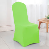 Apple Green Spandex Banquet Chair Cover with Snug Fit for Events and Weddings