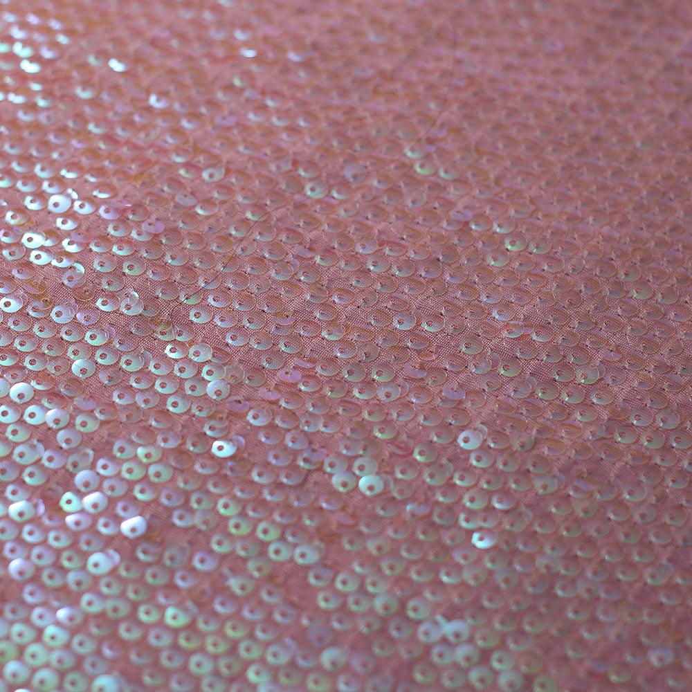 Razzle Sequins Polyester Spandex Fabric - Multiple Colors, Round Sequins, 52-54" Width, 200 GSM (1 Yard)