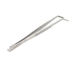 O'Creme Stainless Steel Curved Tip Tweezers, 8"