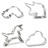 Unicorn Birthday Baby Shower Cookie Cutter 4 Pc Set HS0457