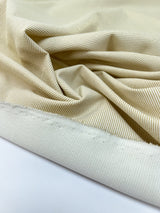 Stretch Knitted Beige Lurex Fabric