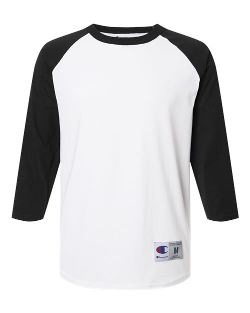 Champion Unisex Raglan Sleeve Baseball T-Shirt