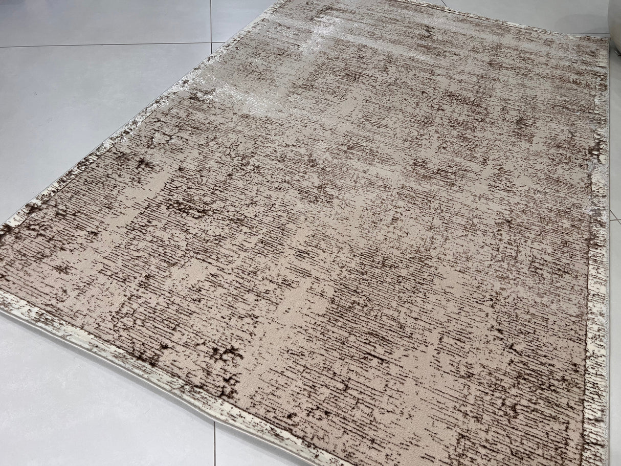 Color-Changing Polyester Viscose Blend Area Rug - Flat Weave, 100% Polyester / Machine Made / Made In Turkey, 5' 2" X 7' 5", 7' 8" X 10' 8" (1 Unit)