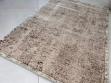 Color-Changing Polyester Viscose Blend Area Rug - Flat Weave, 100% Polyester / Machine Made / Made In Turkey, 5' 2" X 7' 5", 7' 8" X 10' 8" (1 Unit)