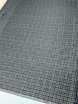 Polyester Houndstooth Fabric Grey Brown