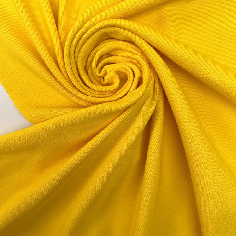 Cotton Elastane Rib Knit Yellow