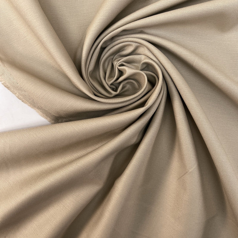 Cotton Plain Weave Beige Shades
