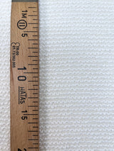 Cotton Linen Ribbed Fabric White