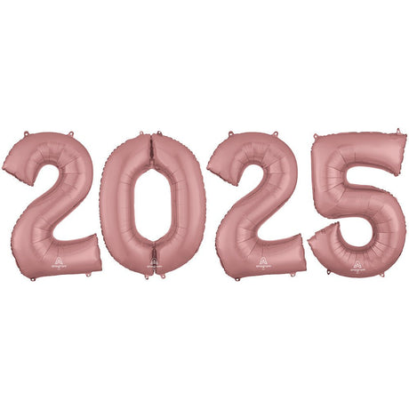 Foil Balloon 2025 Numbers Kit