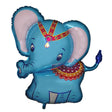 Foil Balloon Baby Elephant Blue 34 Inch