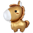 Foil Balloon Baby Horse Gold