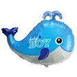Baby Whale Boy Foil Balloon 34 Inch