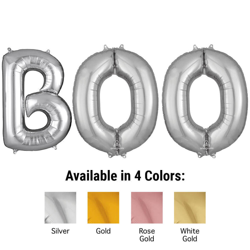 Foil Balloon BOO Letters Kit