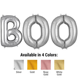 Foil Balloon BOO Letters Kit