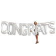Foil Balloon Congrats Kit Silver