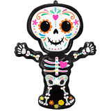 Foil Balloon Day of the Dead Standing Skeleton