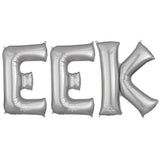 Foil Balloon EEK Letters Kit
