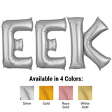 Foil Balloon EEK Letters Kit