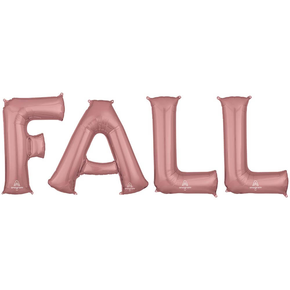 Foil Balloon FALL Letters Kit