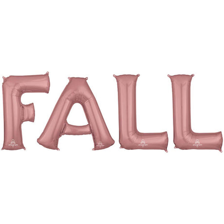 Foil Balloon FALL Letters Kit