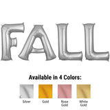 Foil Balloon FALL Letters Kit