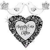 Foil Balloon HAPPILY EVER AFTER 34 Inch