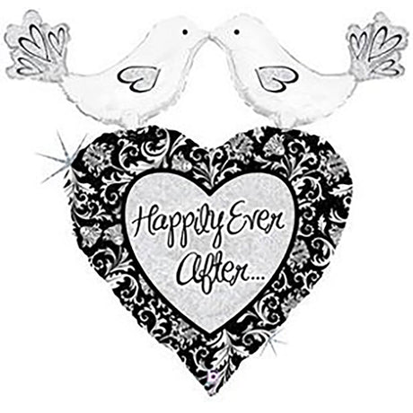 Foil Balloon HAPPILY EVER AFTER 34 Inch