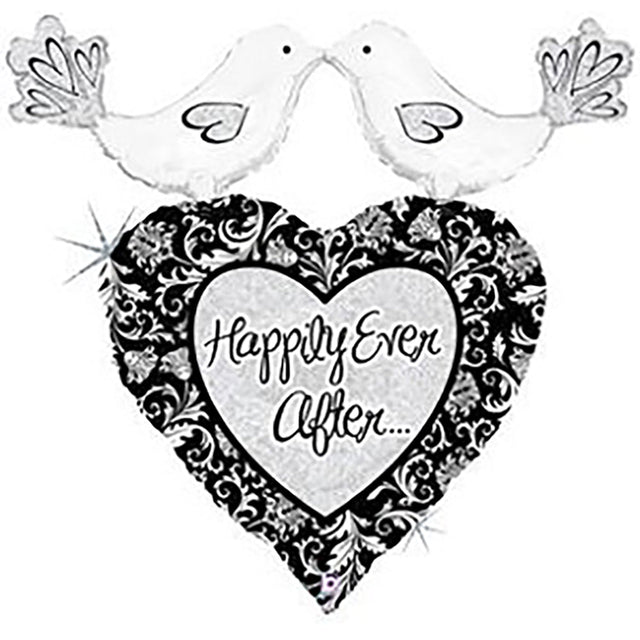 Foil Balloon HAPPILY EVER AFTER 34 Inch