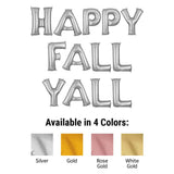 Foil Balloon Happy Fall Yall Letters Kit