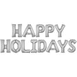 Foil Balloon Happy Holidays Letters Kit
