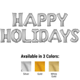 Foil Balloon Happy Holidays Letters Kit