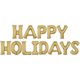 Foil Balloon Happy Holidays Letters Kit